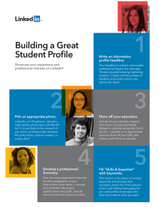 LinkedIn Student Profile Guide: Build a Great Profile