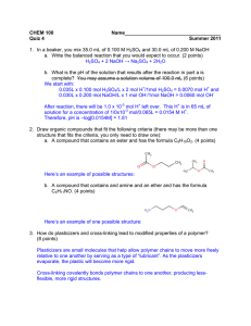 CHEM 100         ... Quiz 4         ...