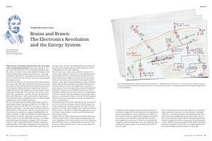 Brains and Brawn: The Electronics Revolution and the Energy System Weinhold’s Power Lines