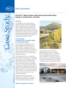 Pall Aria™ Water System Helps Bring Renewable Water Overview