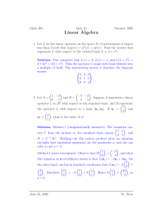 Linear Algebra