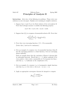 Principles of Analysis II
