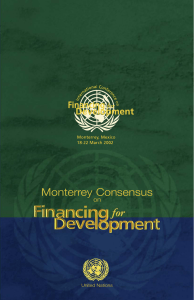 Monterrey Consensus on United Nations