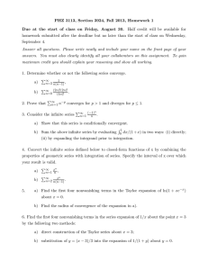 PHZ 3113, Section 3924, Fall 2013, Homework 1