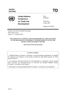 TD  United Nations Conference
