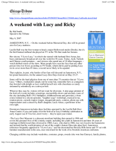 A weekend with Lucy and Ricky