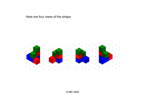 Here are four views of the shape. © MEI 2009
