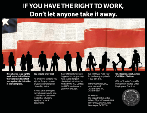 IF YOU HAVE THE RIGHT TO WORK,