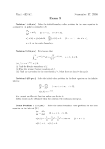 Math 412-501 November 17, 2006 Exam 3