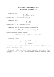 Homework assignment #8 (due Friday, November 10)