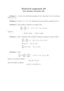 Homework assignment #9 (due Monday, November 20)