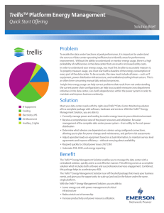 Trellis Platform Energy Management Problem Quick Start Offering