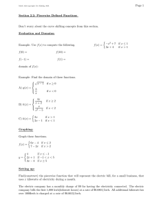 Piecewise Functions Worksheet: Evaluation & Graphing