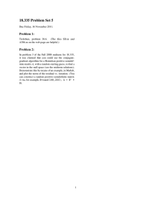 18.335 Problem Set 5 Problem 1: