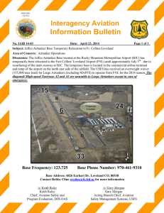 Information Bulletin  Interagency Aviation