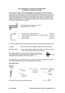 Use of Pythagoras’s Theorem and Trigonometry