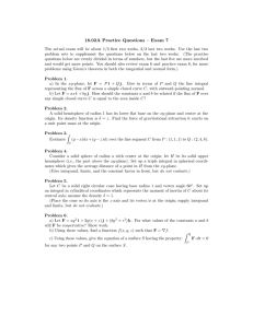 18.02A Practice Questions – Exam 7