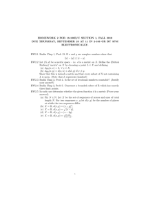 HOMEWORK 2 FOR 18.100B/C SECTION 1, FALL 2010 ELECTRONICALLY.