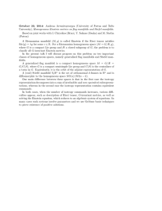 Andreas Arvanitoyeorgos (University of Patras and Tufts October 22, 2014: