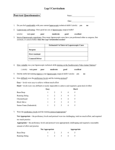 Lap I Curriculum Post-test Questionnaire