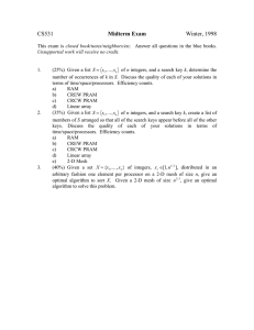 CS531 Winter, 1998 Midterm Exam