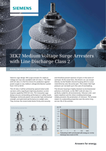 Siemens 3EK7 Surge Arresters: Medium Voltage Protection