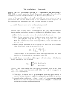 PHY 4604 Fall 2010 – Homework 4