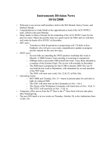 Instruments Division News 10/16/2008