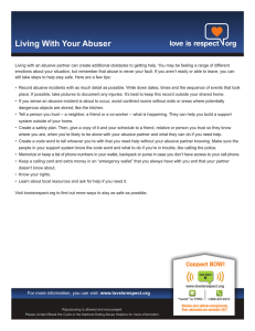Living With Your Abuser