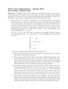 Math 442 Assignment 6 - Spring 2015 Due Friday, March 27th