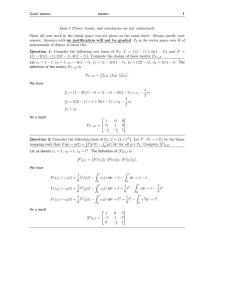 Last name: name: 1 Quiz 5 (Notes, books, and calculators are not authorized)