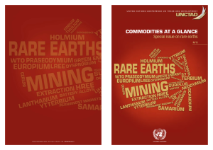 COMMODITIES AT A GLANCE Special issue on rare earths N°5