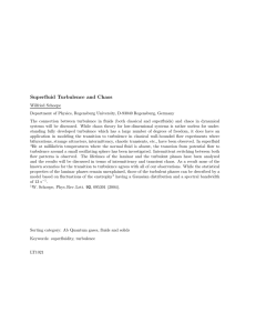 Superfluid Turbulence and Chaos