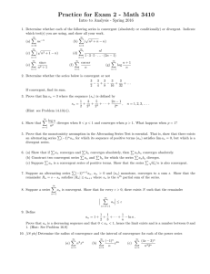 Practice for Exam 2 - Math 3410