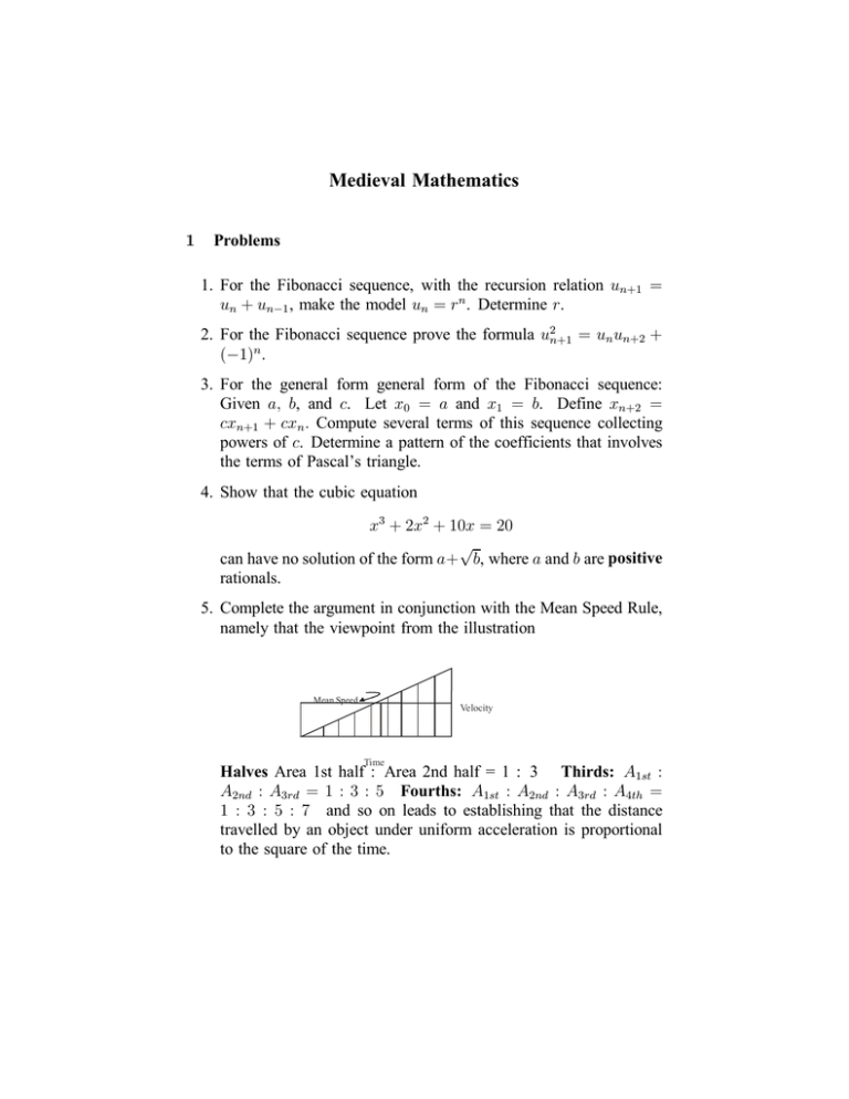 medieval mathematics essay