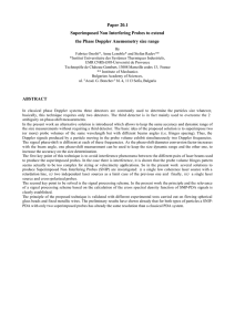 Paper 20.1 Superimposed Non Interfering Probes to extend