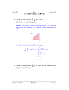 Several Variable Calculus