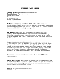 SPECIES FACT SHEET