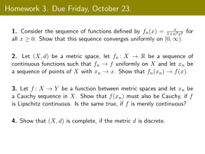Homework 3. Due Friday, October 23.