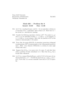 Math 636 — Problem Set 8 Issued: 10.30 Due: 11.06