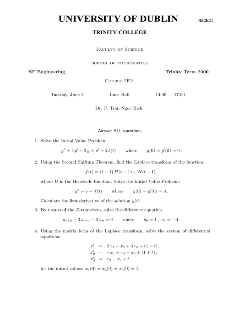 trinity college dublin thesis template