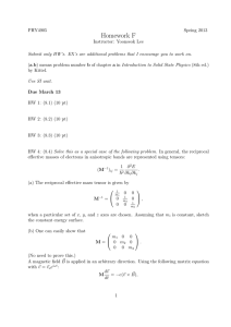 Homework F