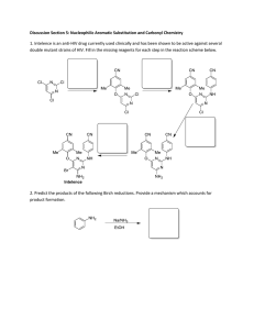 Discussion Section 5: Nucleophilic Aromatic Substitution and Carbonyl Chemistry