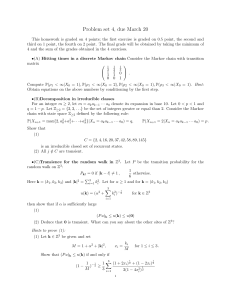 Problem set 4, due March 20