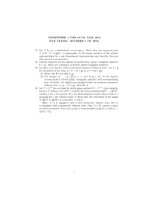 HOMEWORK 4 FOR 18.745, FALL 2012