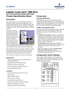 L - 460 K Product Specification Sheet