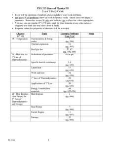 PES 213 General Physics III Exam 3 Study Guide