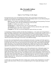 The Portable Editor  Improve Your Writing: Cut the Jargon