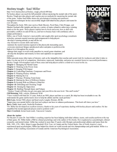 Hockey Tough: Mental Game Strategies for Hockey Players