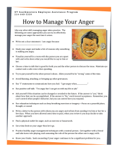 Anger Management Techniques: A Practical Guide